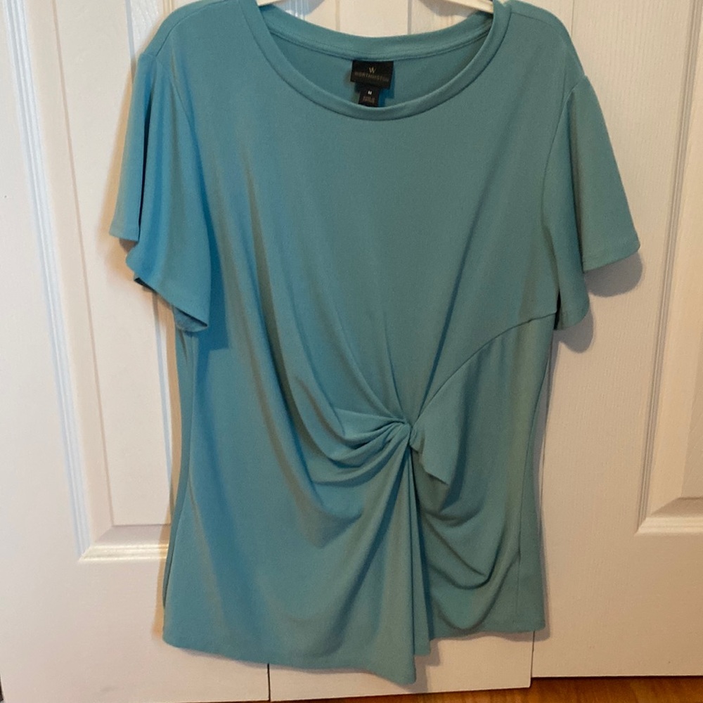 Light blue blouse